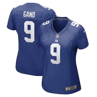 womens nike graham gano royal new york giants team game pla